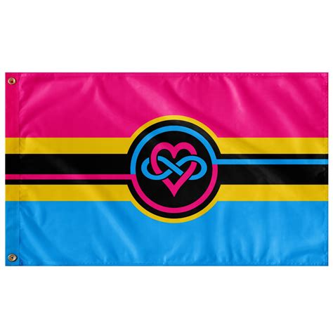 pansexual polyamorous flag